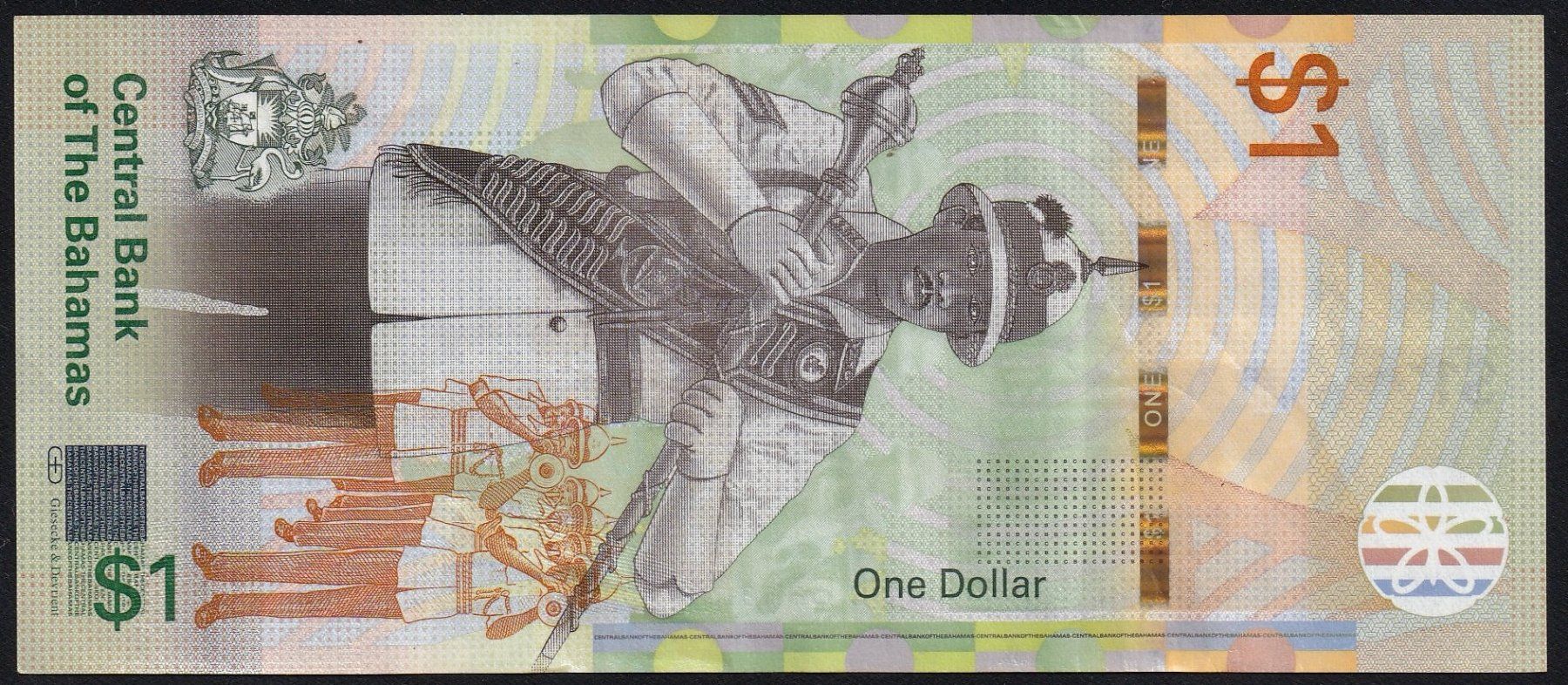 Billets de banque: Bahamas 1 Dollar 2017 – D'occasion à Brugg AG par banknoten_muesli 1