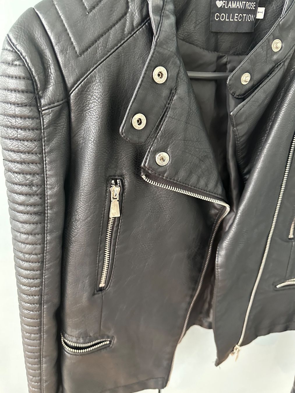 Giacche: Kunstleder Jacke – Usato da Perlen venduto da H.Spa 1