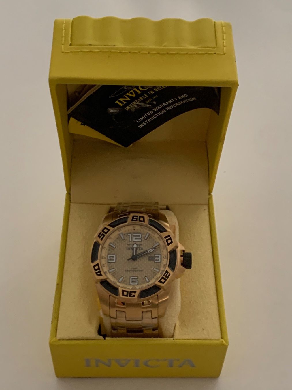 Invicta Orologi: INVICTA Pro Diver Herrenuhr | gold | 50mm | OVP – Nuovo e nell'imballaggio originale da Basel venduto da fasnachtsoutlet1965 4
