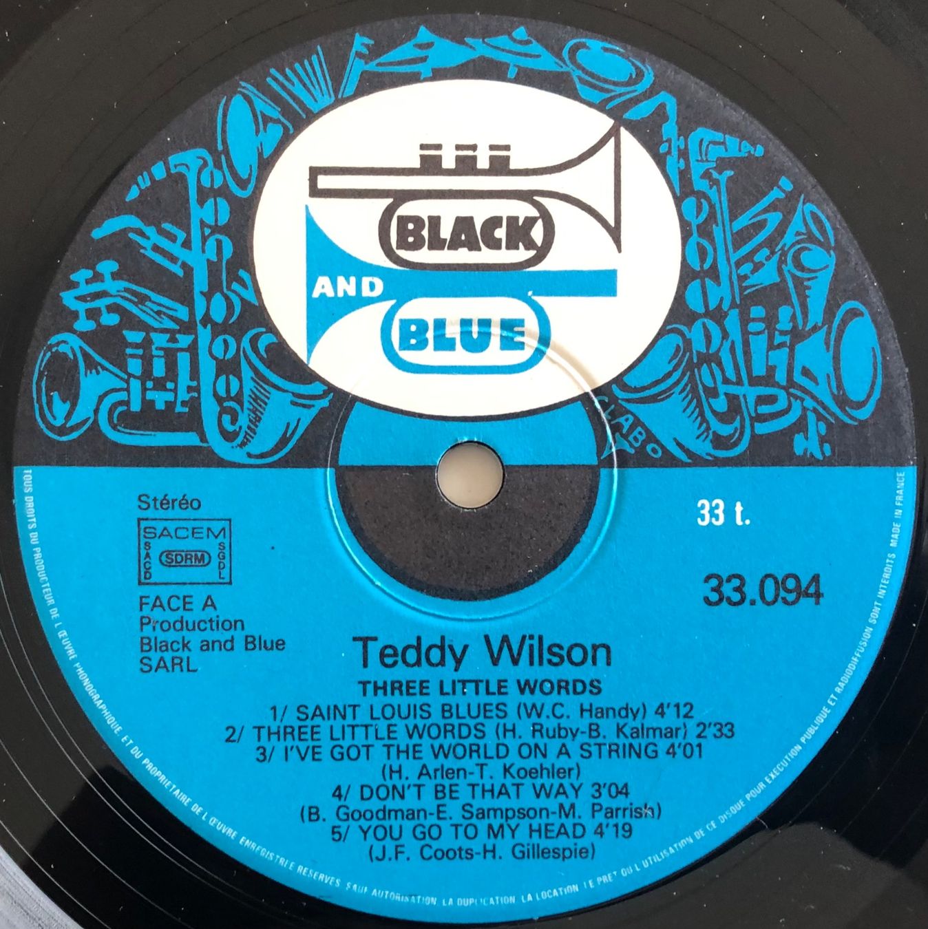 Dischi in vinile: TEDDY WILSON - THREE LITTLE WORDS – Usato da Poliez-Pittet venduto da Newtown-Records 2