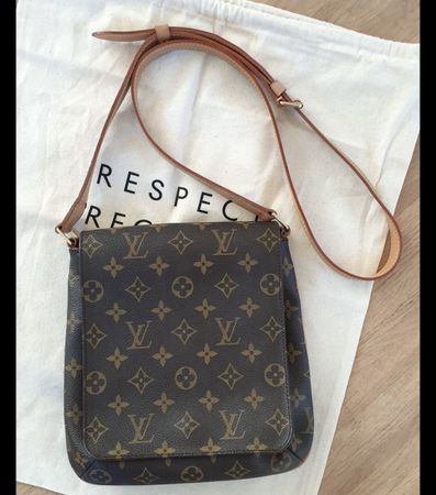 Sac bandoulière Louis Vuitton toile monogram état moyen