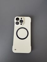 iPhone 15 Pro Max Hülle, Kartenhalter, Magnet, Weiss