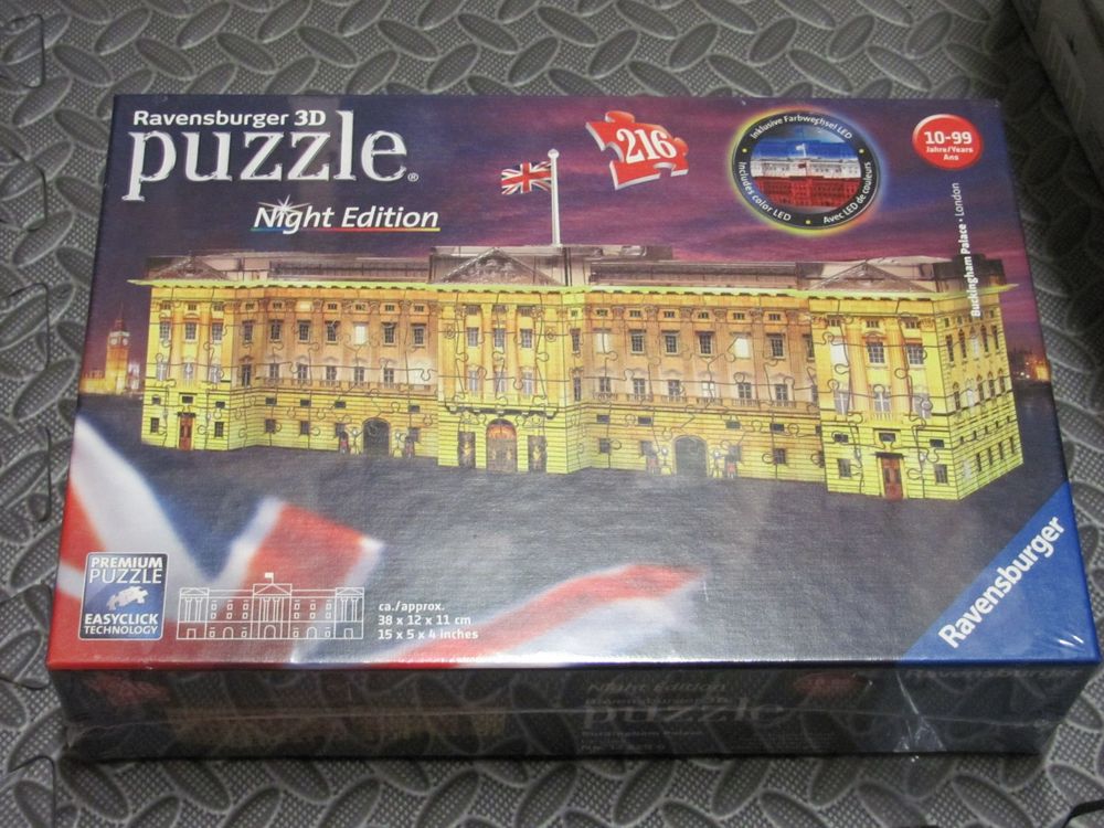 Ravensburger 3D Puzzle Buckingham Palace Night Edition LED Kaufen auf