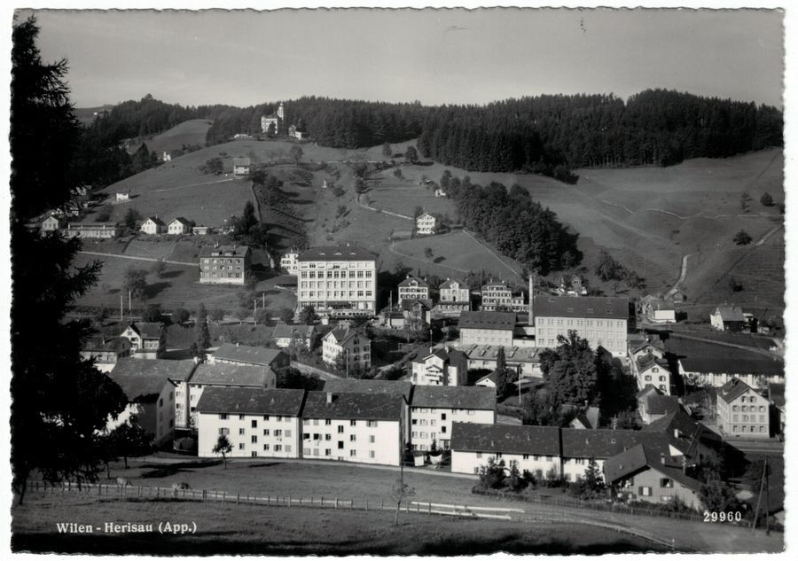 Ansichtskarten: Wilen bei Herisau, um 1945 – Gebraucht aus Frauenfeld von POML