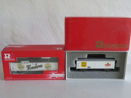 Rivarossi H0: Set m. 2 Bierwagen 2122/2184, GS, OVP, wie neu