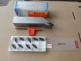 Drehstahl 32mm mit Wendeplatten für Drehbank / CNC
