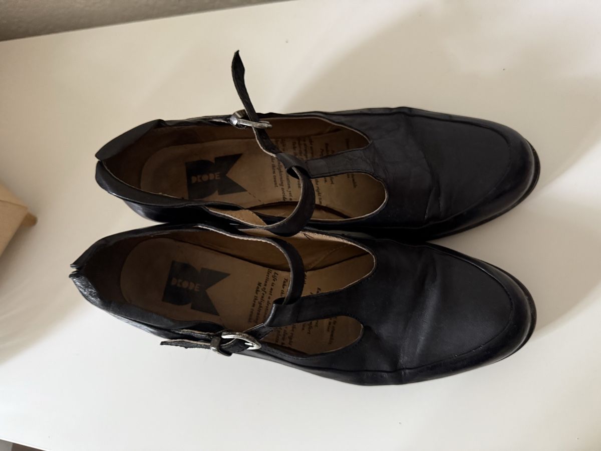 Damenschuhe: Dkode Leather T-Strap Heel Shoes - Elegant & Comfortable 39 – Gebraucht aus Zürich von Vma_reuse 2