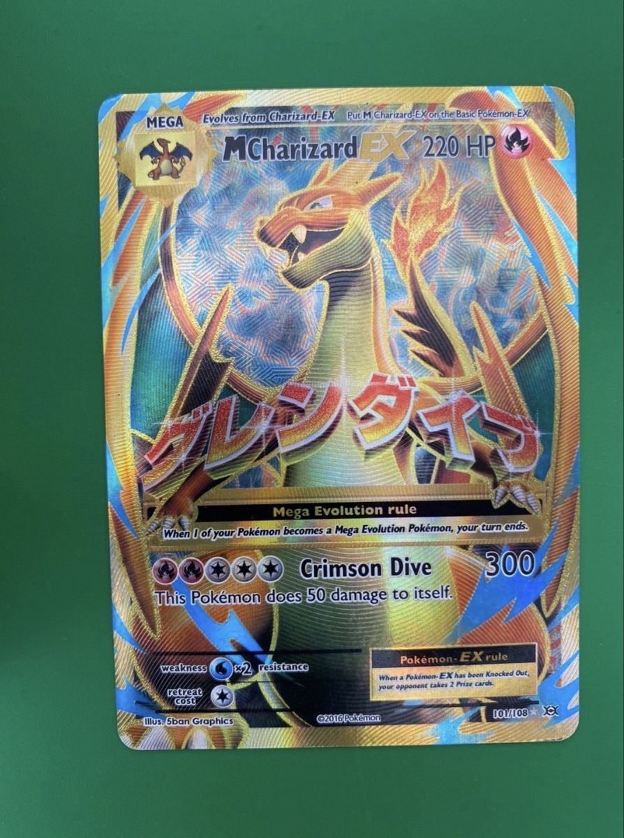 Pokémon Carte collezionabili: Pokémon XY Evolutions - M Charizard Gold  – Usato da Zürich venduto da mbu_z9ch