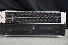 Behringer Set mit Verstärker, Equalizer, Lautsprecher