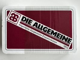 JASSKARTEN ALLGEMEINE AARGAUISCHE ERSPARNISKASSE VINTAGE