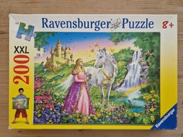 Ravensburger Puzzle 200 Teile Prinzessin Einhorn 8+