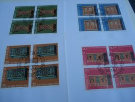 Pro Patria 1987, FDC Satz + 4erblocks, 5 Belege