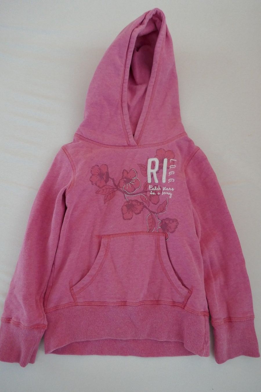 Maglioni & Felpe: Schmucker rosa Pullover mit Kapuze, Gr. 110/116 – Usato da Horgen venduto da Feli39