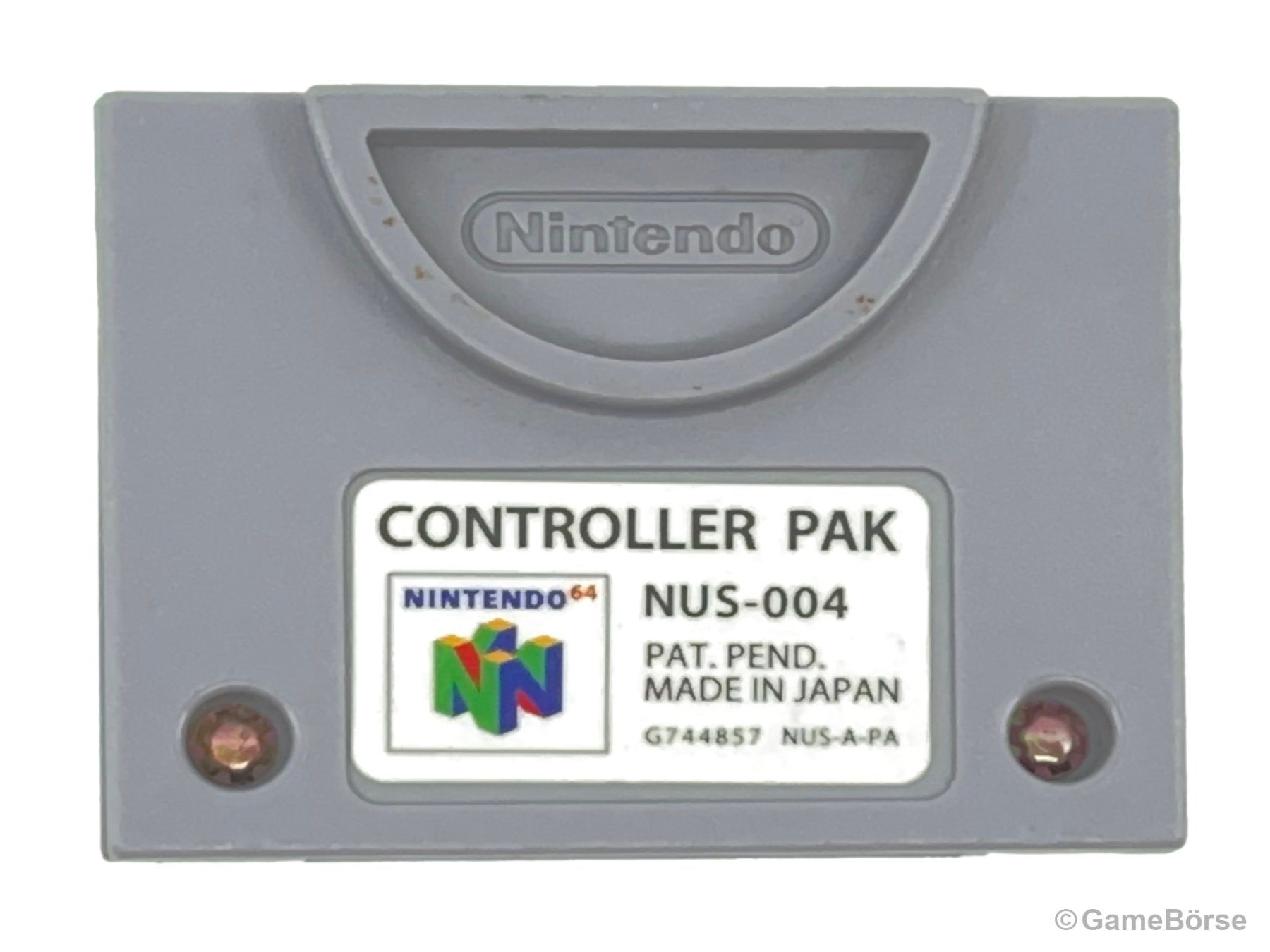 Nintendo Spiele: N64 Controller Pak Memorycard Original – Gebraucht aus Stettfurt von GameBoerse