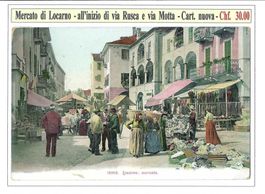 LOCARNO, MERCATO, VIA RUSCA E VIA MOTTA, ANIMATA