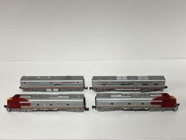 LIFE LIKE Santa Fe 320 4 teilig Spur N Analog