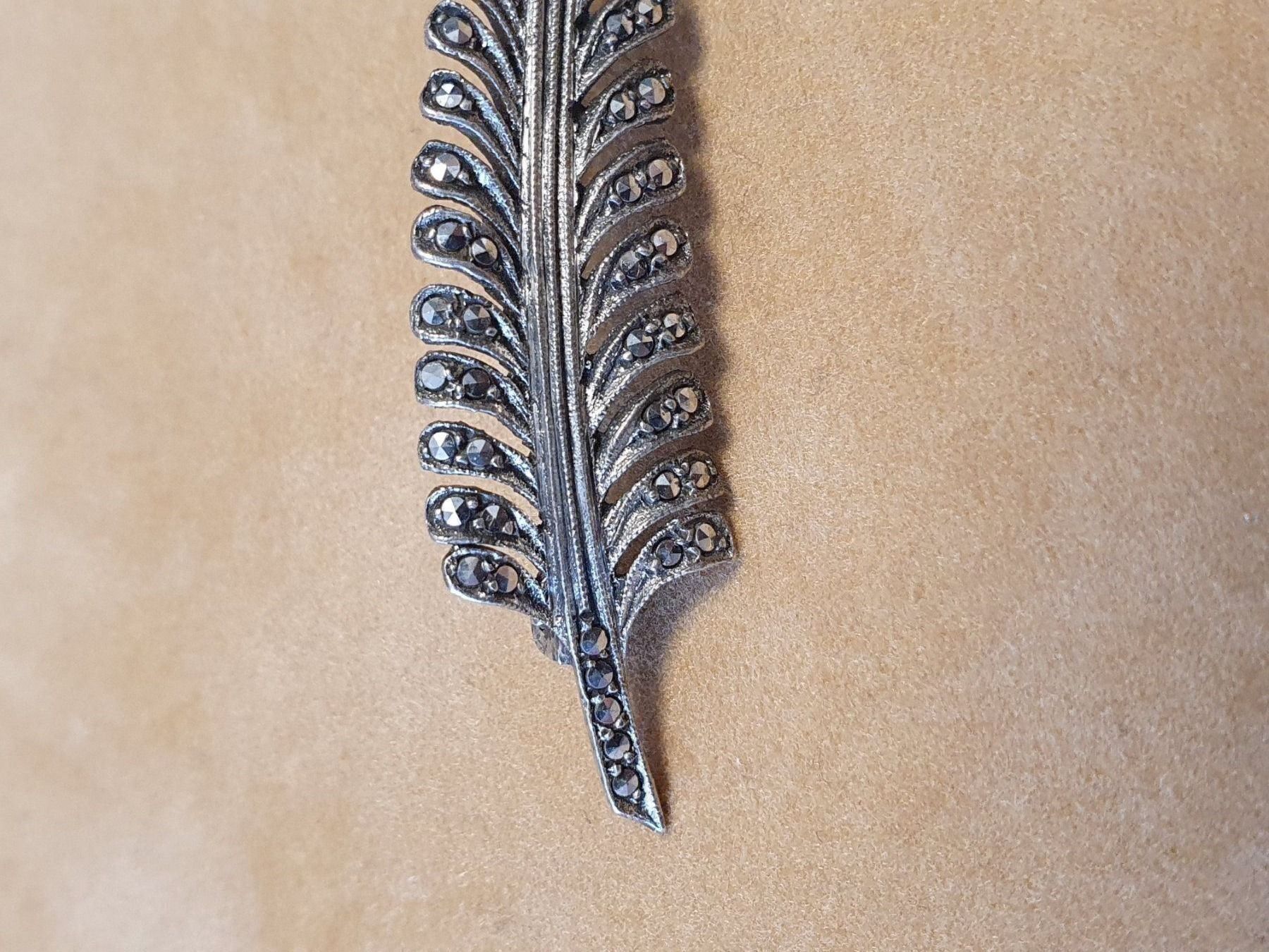 Spille & Fermagli: Edle Jugendstil, Markasiten Brosche 835 – Usato da Wohlen AG venduto da palmsprings 3