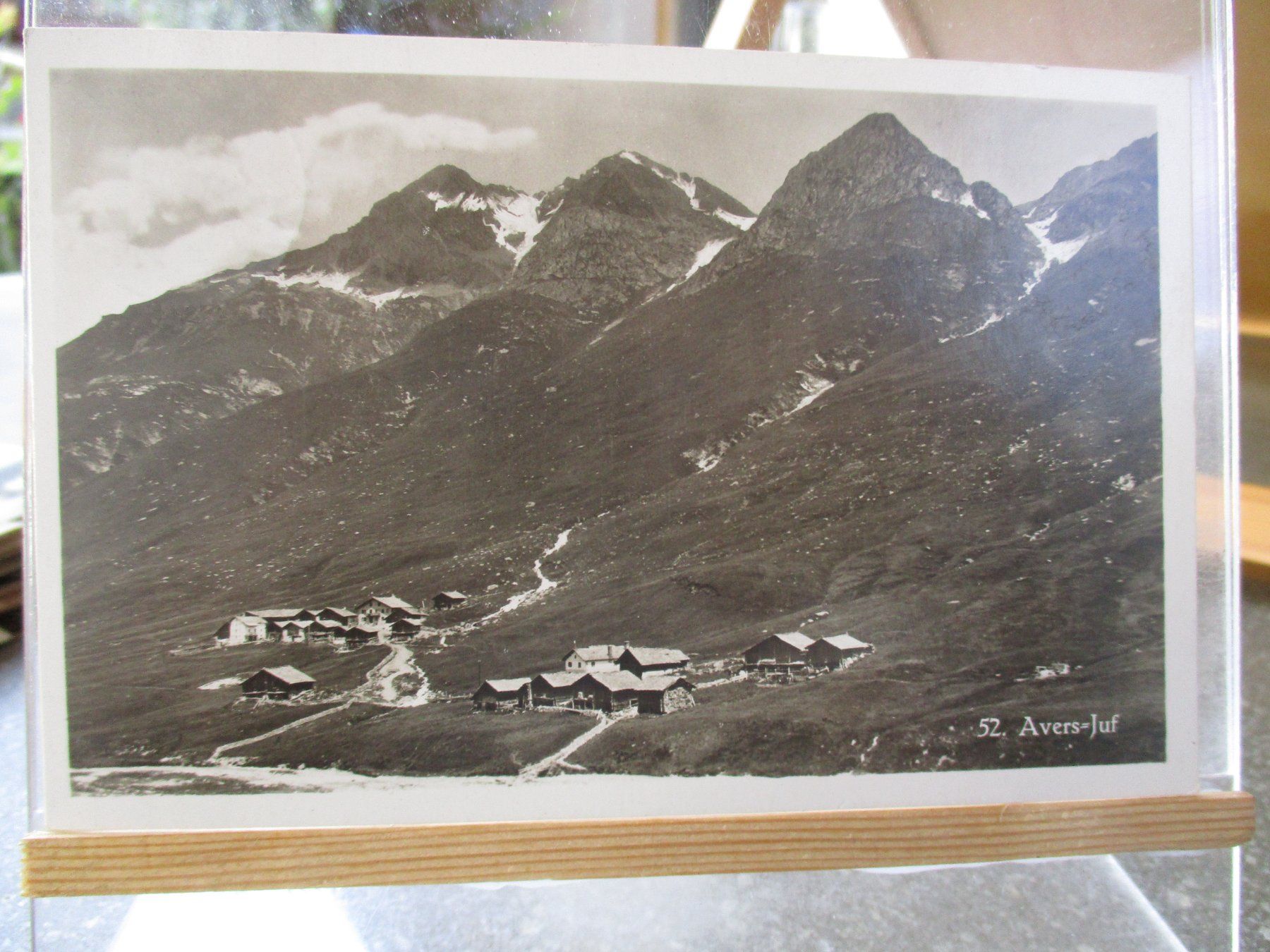Ansichtskarten: Avers Juf Postkarte    1 – Gebraucht aus Felsberg von sanwill