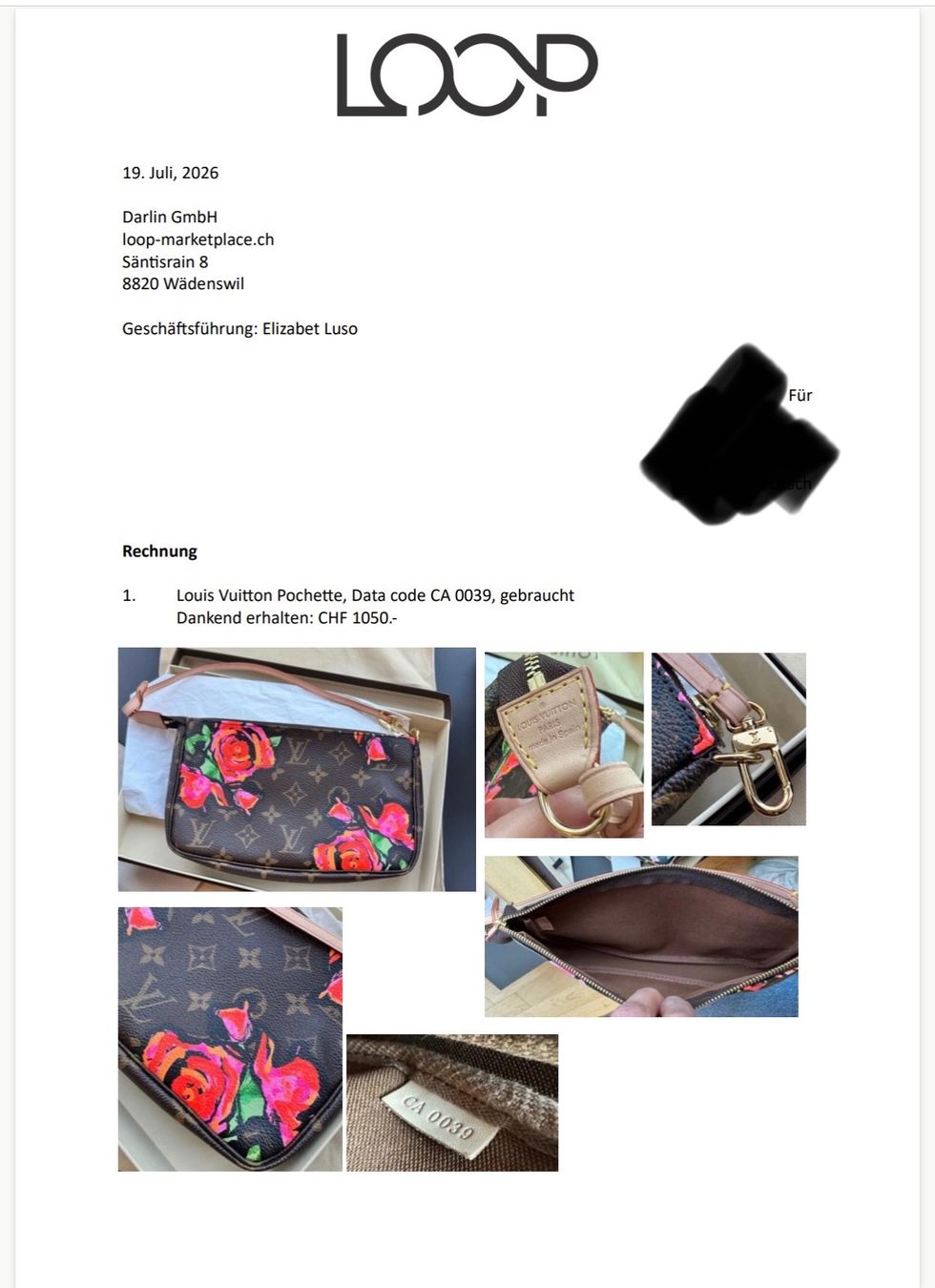 Louis Vuitton Borse da donna: Louis Vuitton x Stephen Sprouse Pochette Monogram Roses – Nuovo e nell'imballaggio originale da Lutzenberg venduto da Schatzkiste88 8