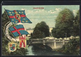 Grusskarten-AK Oldenburg / O., Amalienbr