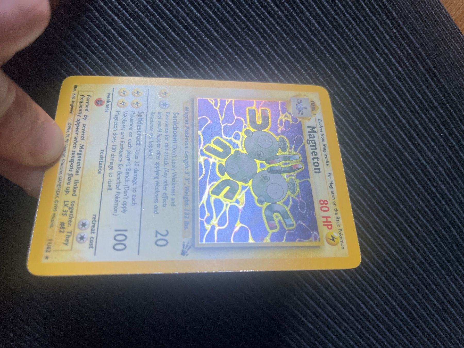 Pokémon Sammelbilder & Trading cards: Pokemon Magneton holo Fossil englisch – Gebraucht aus Wabern von Collectfun 1
