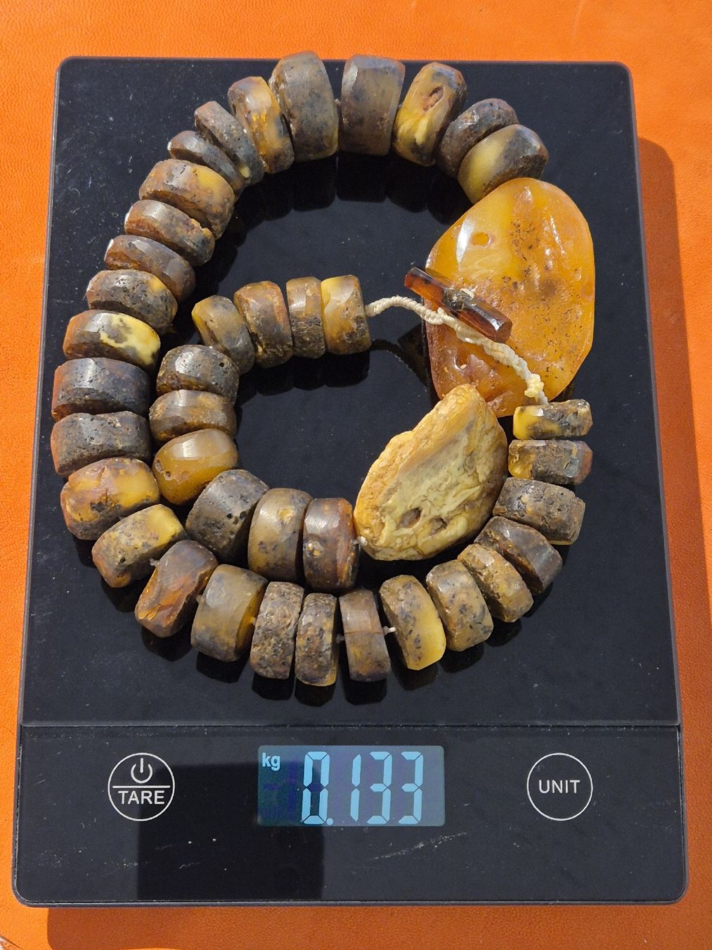 Catenine: Bernstein Kette, Vintage, Handarbeit, Butterscotch, – Usato da Basel venduto da vintage.watches 7