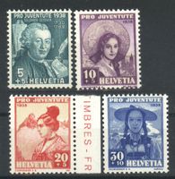 1938, Pro Juventute, postfrisch, **