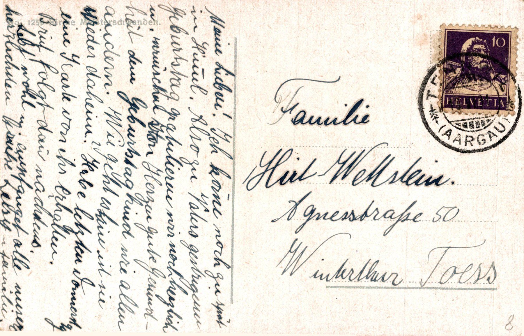 Cartoline postali: Kirche Meisterschwanden – Usato da Bronschhofen venduto da Astore 1