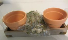 2 Stück Tablett-Set: Kräutergarten