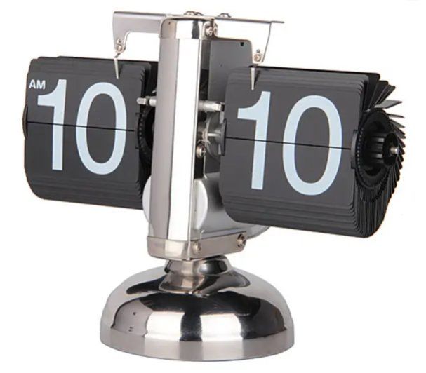 Ejoyous Tischuhr Flip Uhr Retro, Vintage Mit Klappz Produktbild-Vorschau 9
