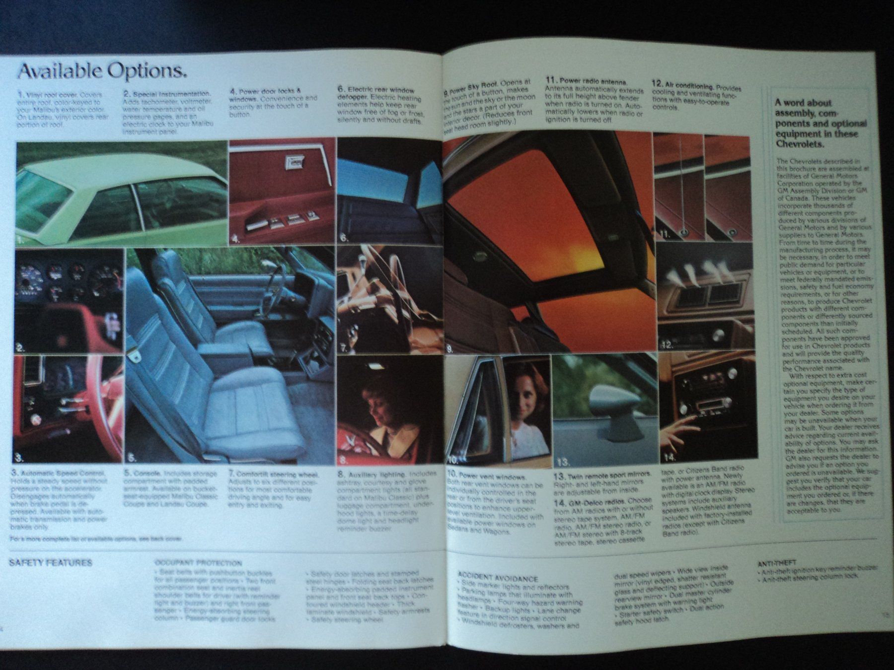Chevrolet Documenti: Prospekt Chevrolet Malibu 1979 – Usato da Schwarzenburg venduto da modelCARama 7