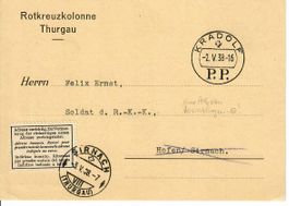 PK, Rotkreuzkolonne Thurgau - Kradolf 1938