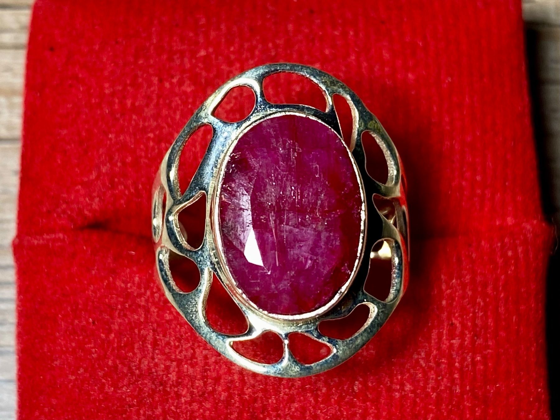Ringe: natürlicher Rubin - 925 Silber Ring orientalisch – Neu und originalverpackt aus Laax von Kiki_Kingdom3 2