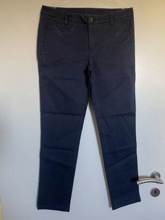 Pantalon Benetton bleu marine, taille 42 IT / 36 CH