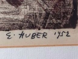 Grafica & Litografie: Ernst Huber, Monotypie – Usato da Zürich venduto da Baumgarten05 2