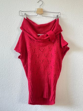 Roter Strick Top