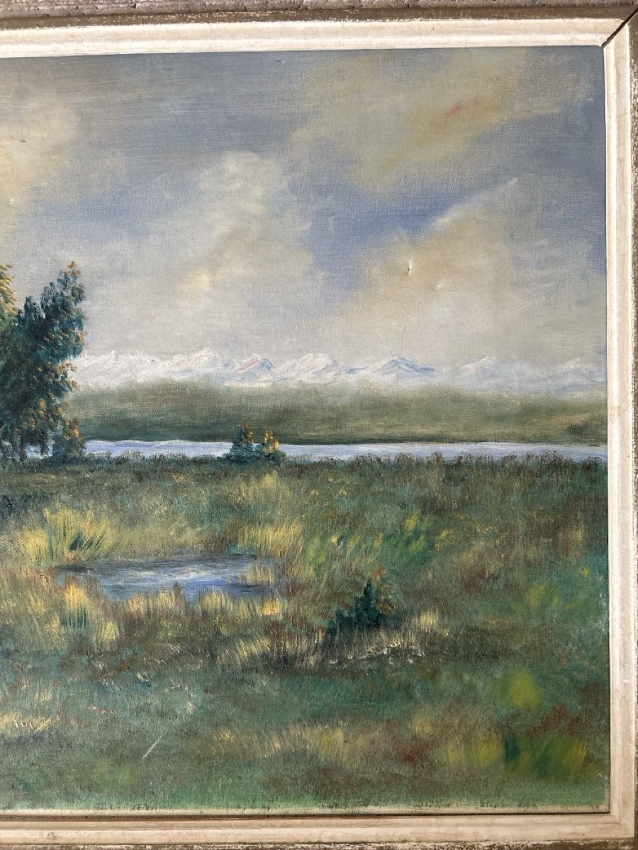 Gemälde: Original Ölgemälde M. von Moos im Holzrahmen – Gebraucht aus schaffhausen von xja_8fwh 2