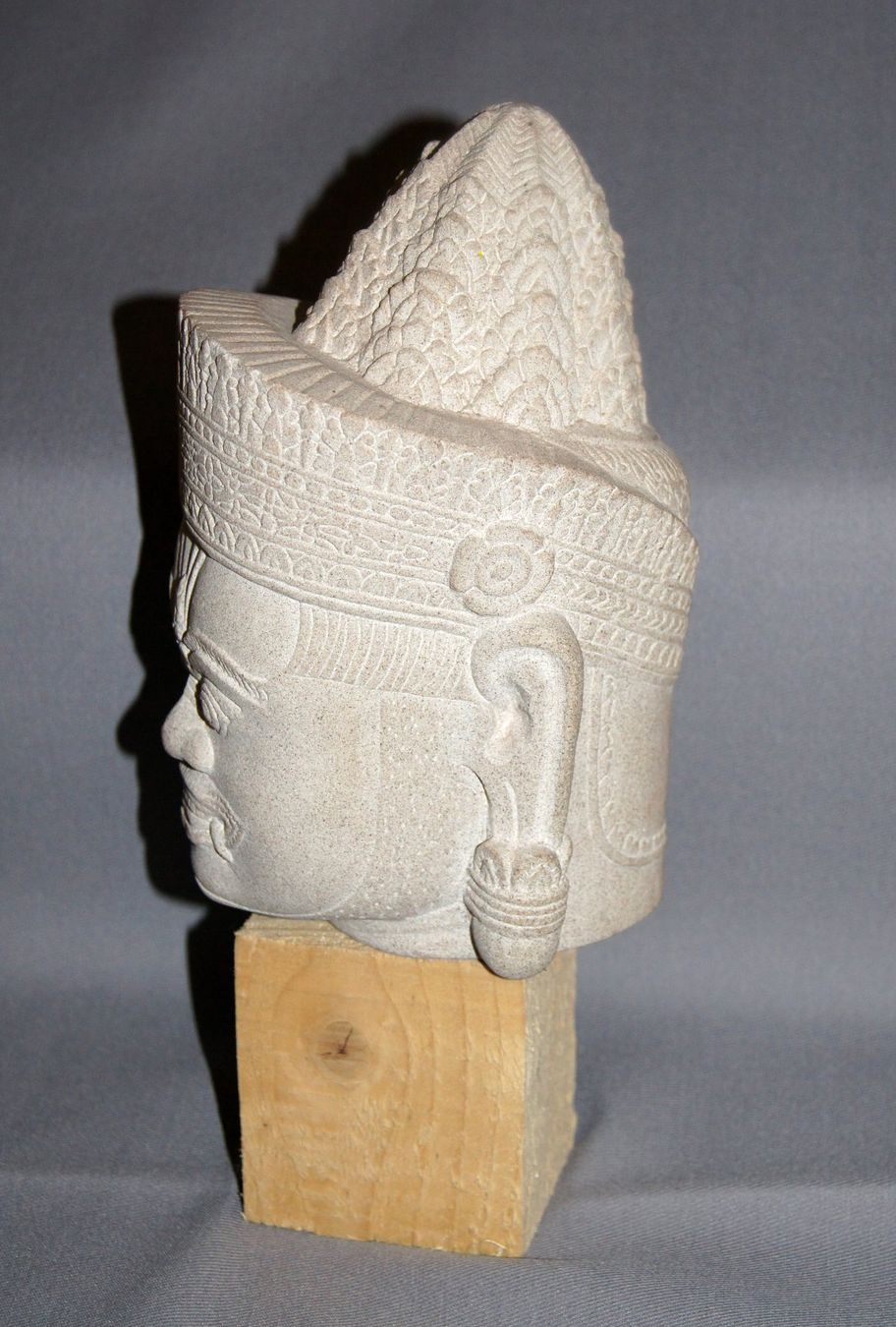 Skulpturen & Statuen: Wunderschöner Buddha-Kopf, Khmer – Gebraucht aus Geroldswil von ARTEFACTO 5