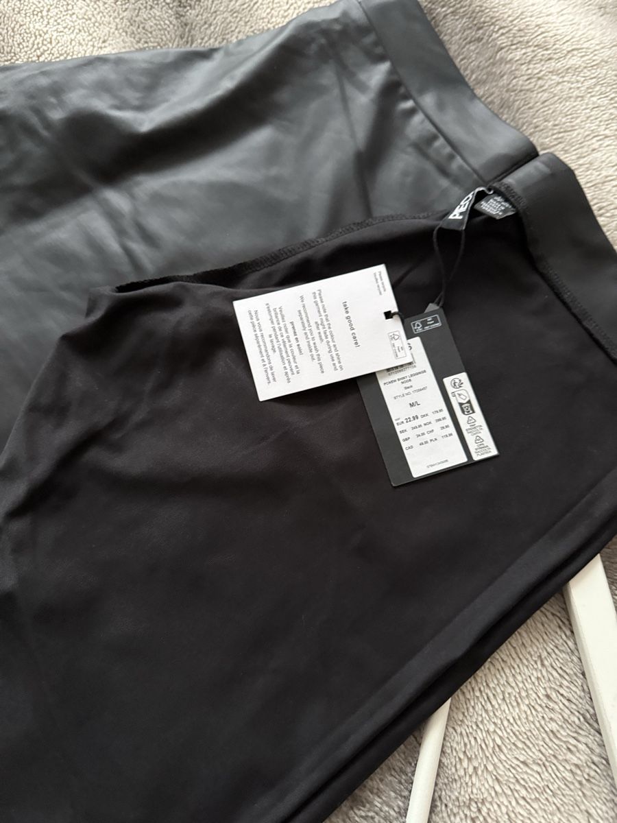 Pieces Leggings: Pieces 2 Kunstleder Leggings Gr. M – Nuovo e nell'imballaggio originale da Buchs SG venduto da am321 4