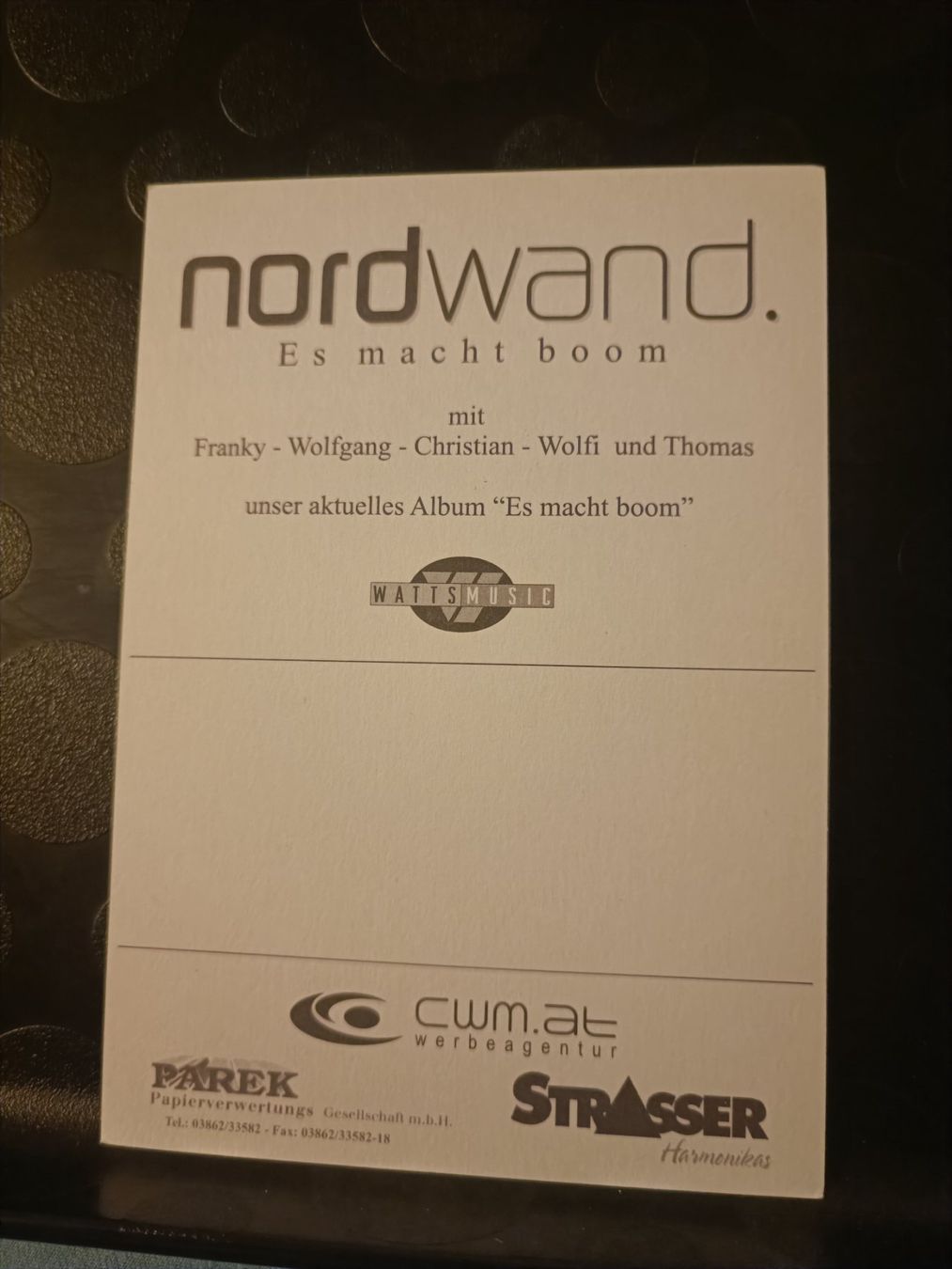 Autographes: Nordwind - Handsignierte alte Autogrammkarte – D'occasion à Menziken par Artographs 1