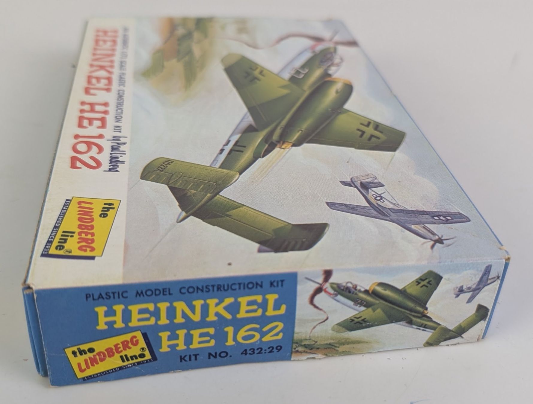 Kit di modellismo & Modellini statici: 1965 Lindberg 1/72 Scale Heinkel HE 162 Model Kit – Nuovo (secondo la descrizione) da Zürich venduto da 1.Simon 2