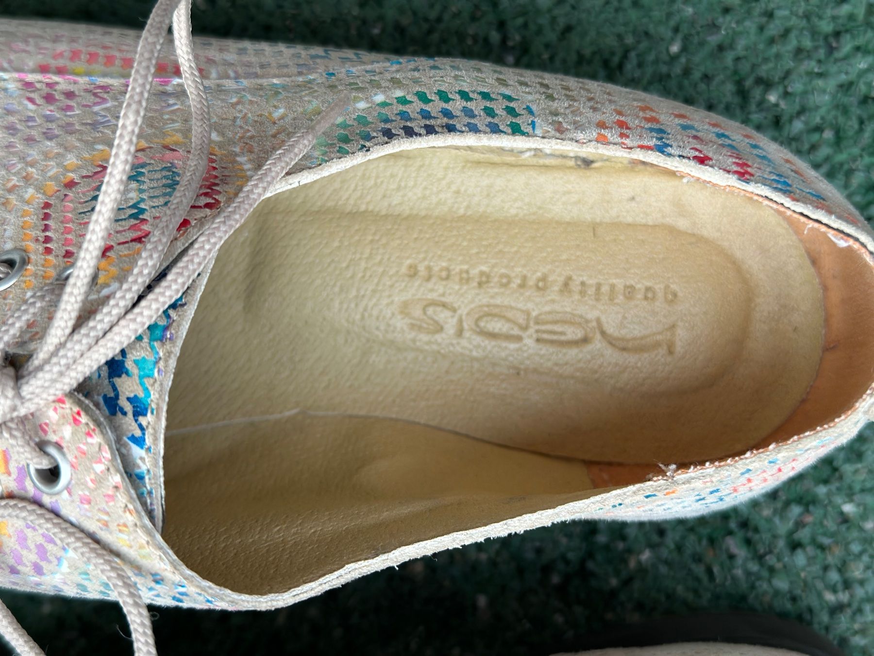 Scarpe da donna: Unique Colorful Patterned Leather Shoes. Size 40 – Nuovo (secondo la descrizione) da Zürich venduto da ter_ckj6 3