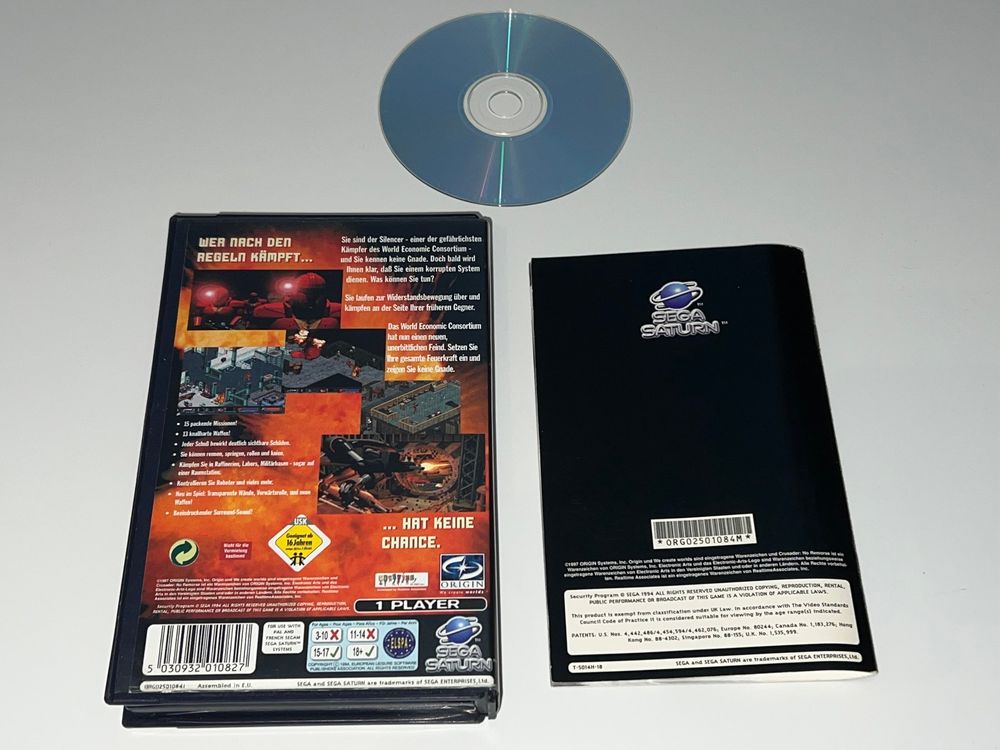 Sega Saturn Spiel - Crusader: No Remorse (OVP) | Kaufen auf Ricardo