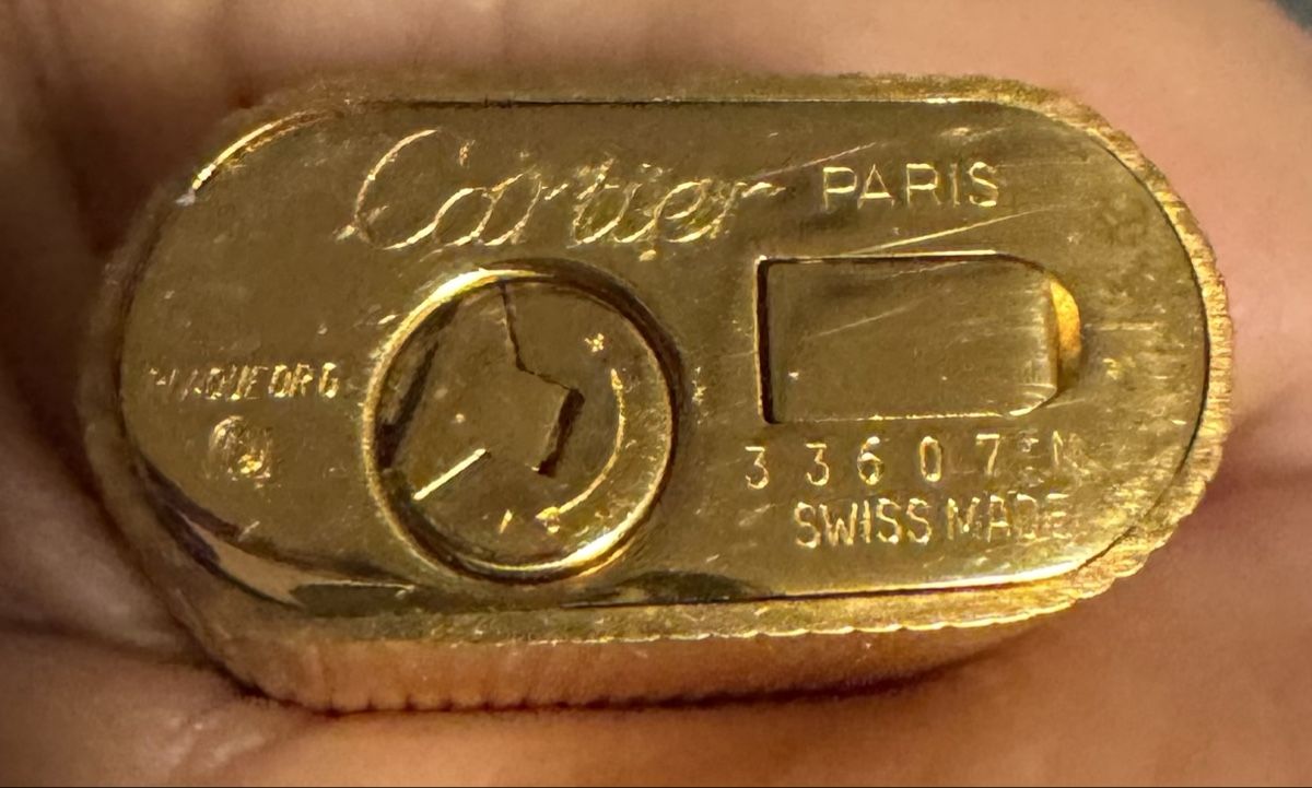 Cartier Accendini: Briquet plaqué or CARTIER – Usato da Plan-les-Ouates venduto da plo_2k5y 2