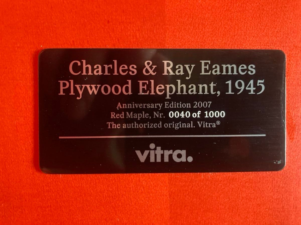Vitra Statuette: Eames Elephant VITRA, Anniversary Edition 2007 – Nuovo (secondo la descrizione) da Luzern venduto da HebLuz 6