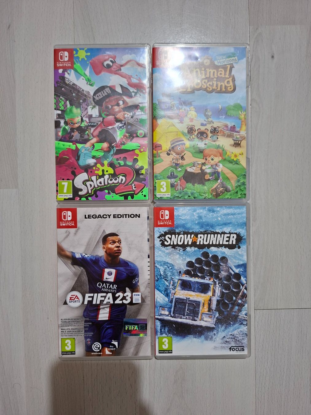 Nintendo Konsolen: Nintendo Switch + 4 jeux, une manette... – Gebraucht aus Valeyres-sous-Rances von gegg 1