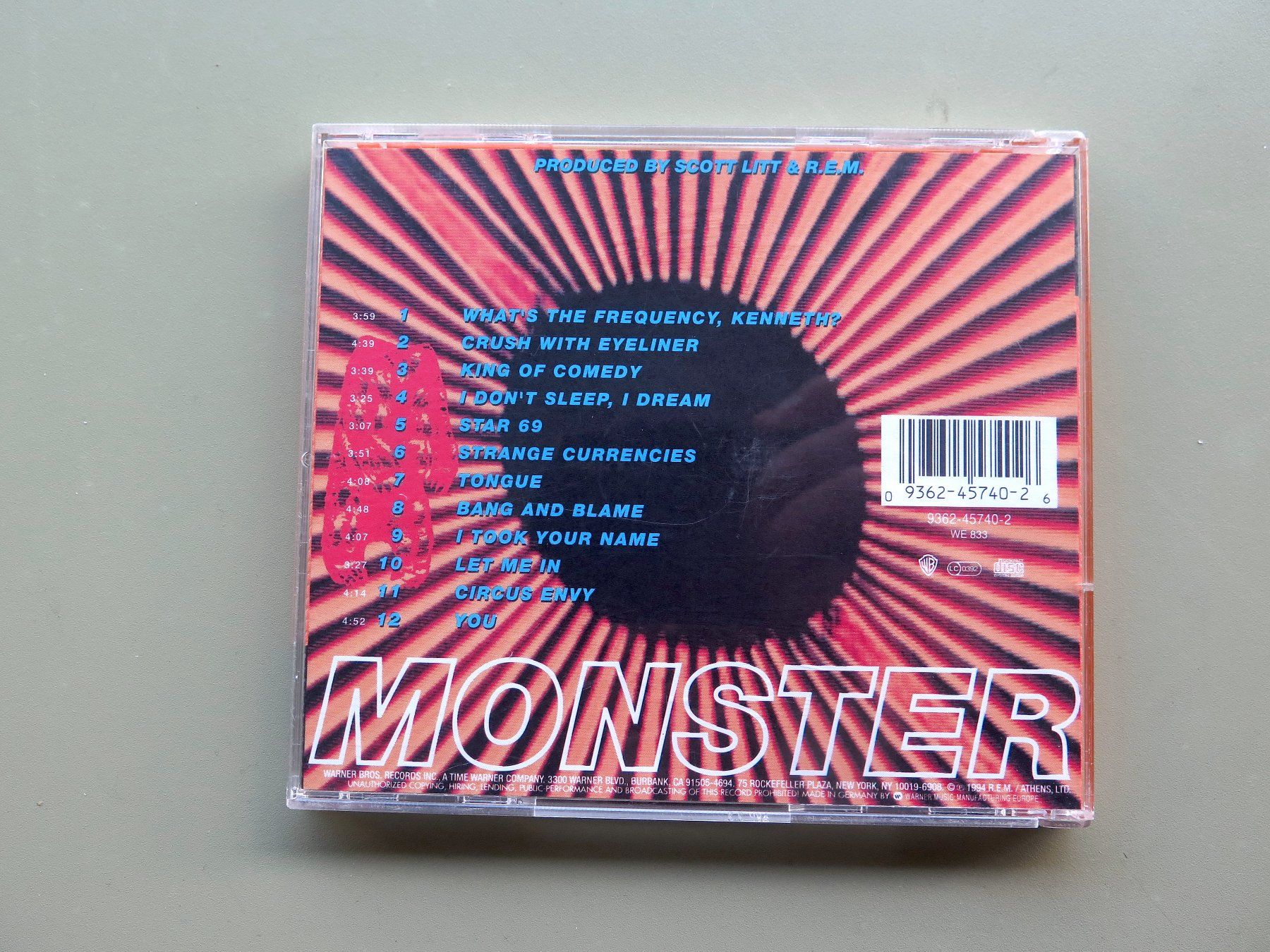 CDs: (p) CD R.E.M. Monster, 1994 – D'occasion à Bern par Balzamico 1