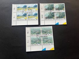 1998  Serie 949-951 Erstag gest.Viererblock mit Tab (K15)