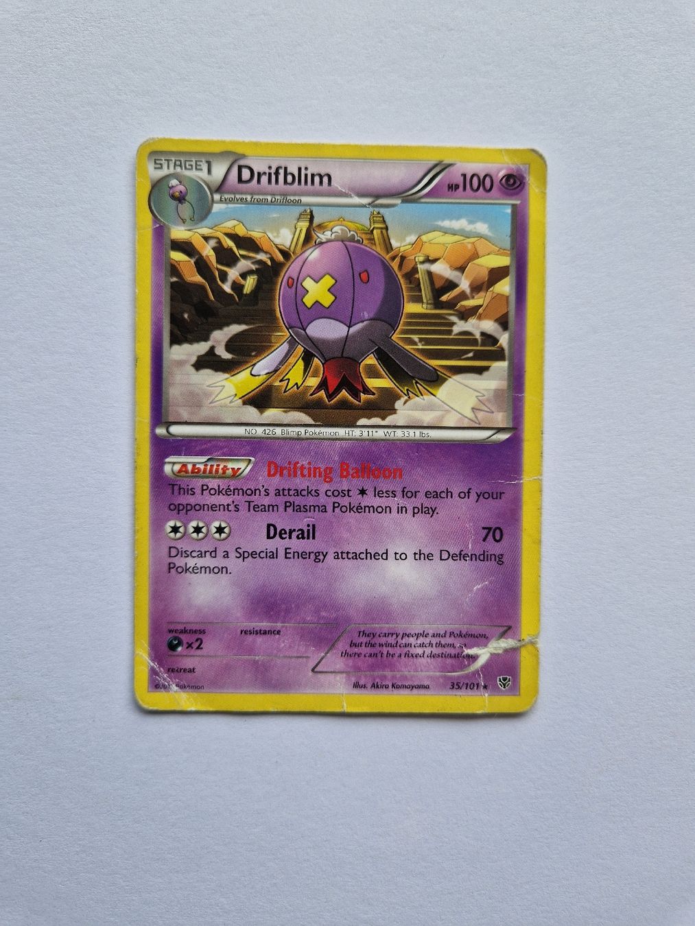 Pokémon Cartes à collectionner: Drifblim - Plasma Blast  – D'occasion à Romont FR par raj_sjv9 1