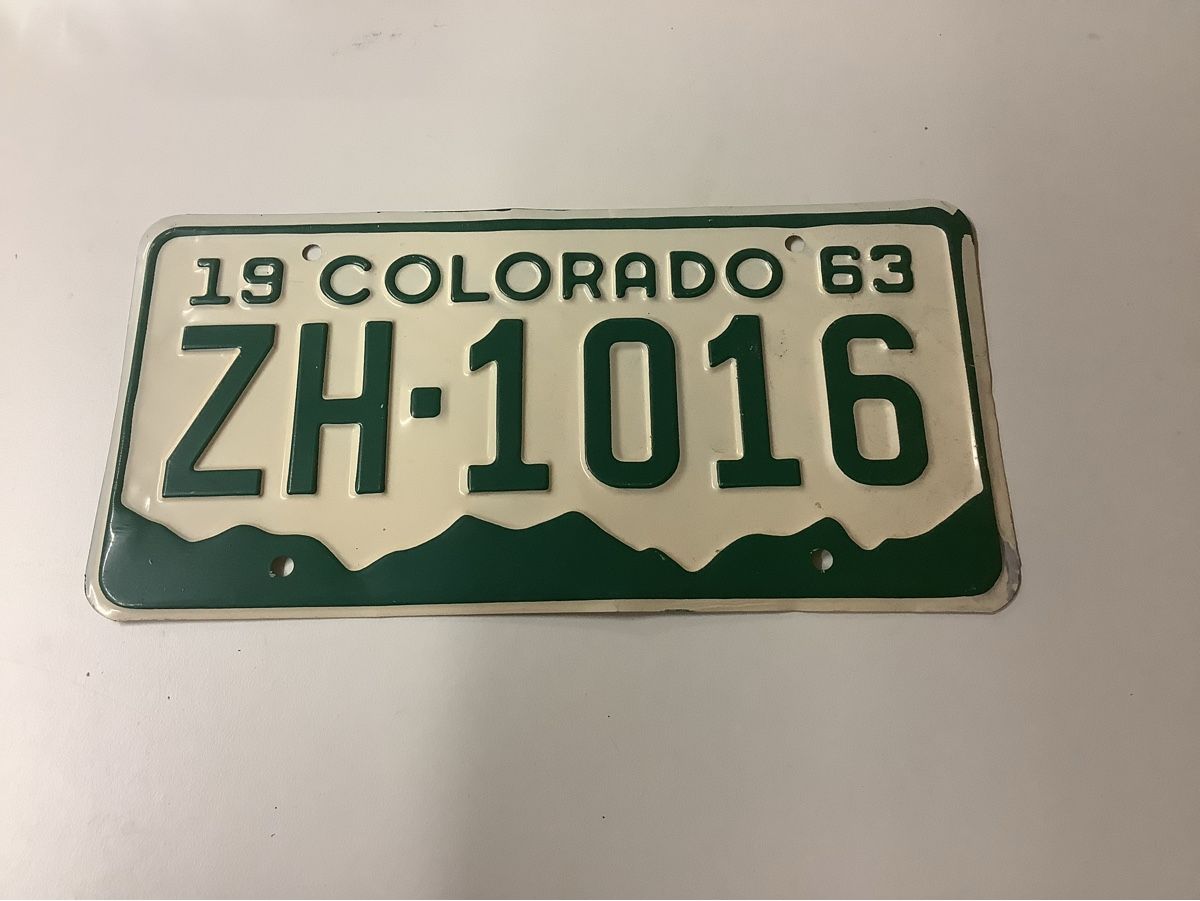 Schilder: USA Nummernschild  – Gebraucht aus Weinfelden von Benko